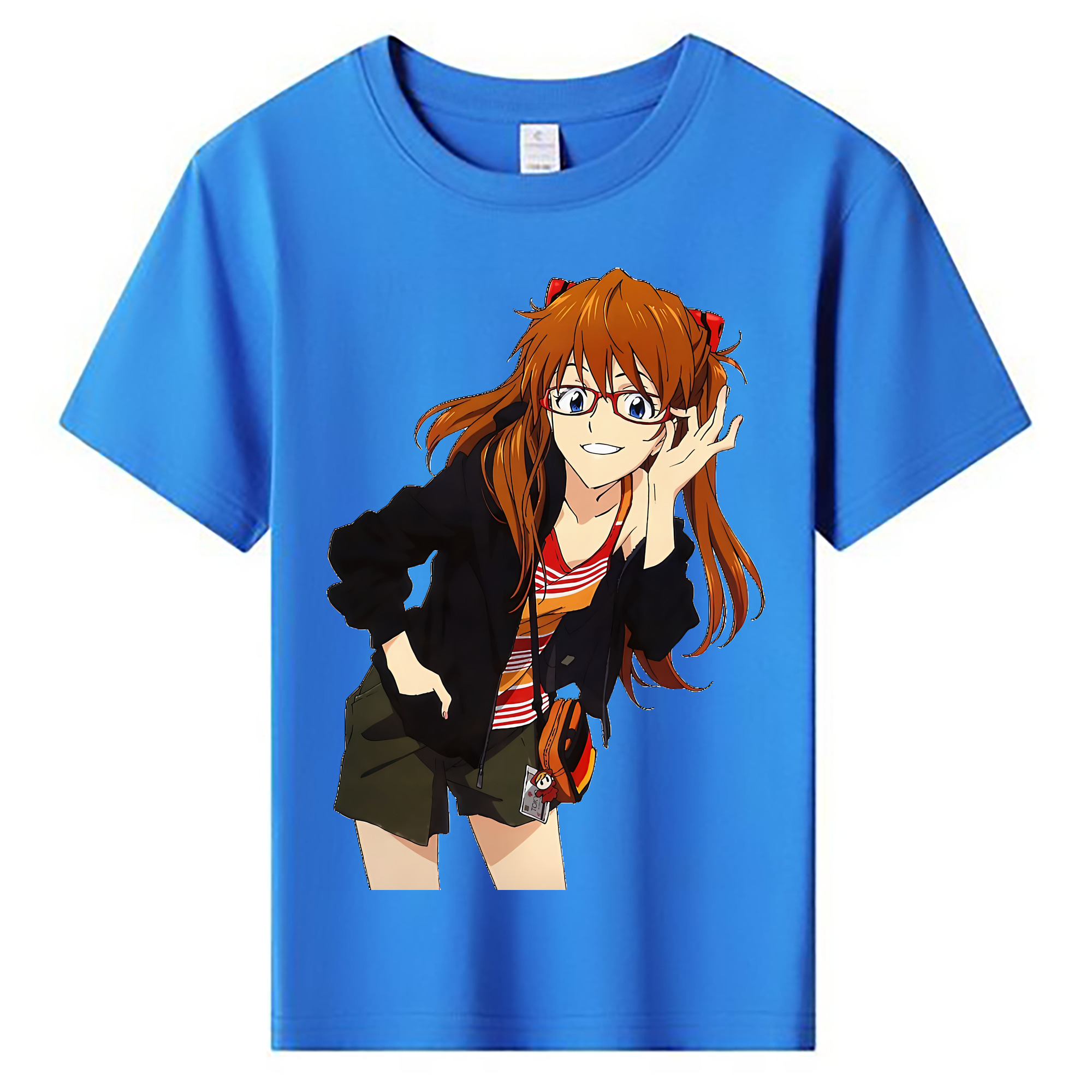 （画像用） EVA 新世紀エヴァンゲリオン 綿100％キッズTシャツ（フロントプリント）